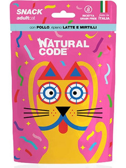 Natural Code Adult Grain Free Κοτόπουλο & Μύρτιλο 60gr