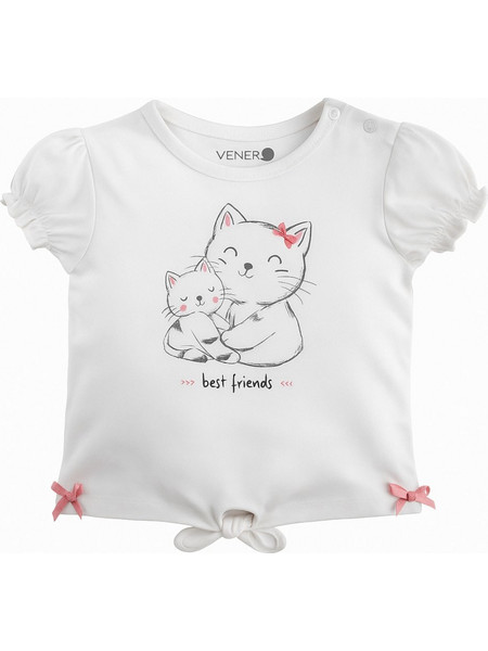 T-shirt Μπλουζάκι Best Friends Venere White 8010640