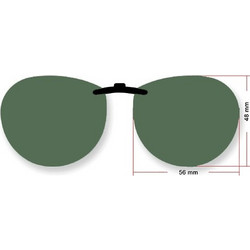 T.COOK Πρόσθετο Ηλίου 5004358 G-15 56x48 με σταθερή βάση - Polarized