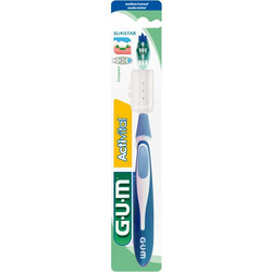 Gum Activital 583 Compact Medium Οδοντόβουρτσα Μπλε