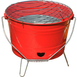 Mini Φορητή Ψησταριά-Bucket Κάρβουνου Δ28x23cm