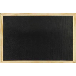METRON ΜΑΥΡΟΠΙΝΑΚΑΣ ΚΙΜΩΛΙΑΣ ΠΛΑΙΣΙΟ ΞΥΛΙΝΟ 40x60cm ΜΑΥΡΟ