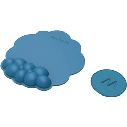 MUITOMAS MOUSE PAD ΕΡΓΟΝΟΜΙΚΟ & ΣΟΥΒΕΡ 29x27.3cm ΜΠΛΕ