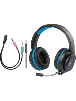 Tracer Battle Heroes Dragon Gaming Headset Over Ear Black Blue