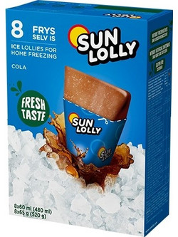 Sun Lolly Γρανίτα Cola σε Φακελάκια 8x60ml