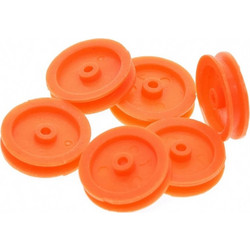 Orange Pulley Wheel 2*17mm 10Pcs