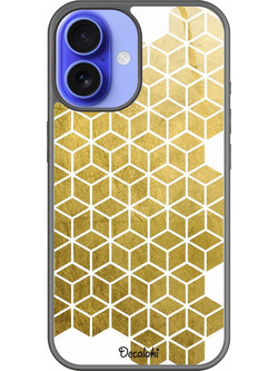 Gold Cubes Θήκη Κινητού Σχέδιο 50038 - iPhone, iPhone 16, Groove Case