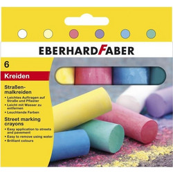 ΚΙΜΩΛΙΕΣ ΜΕΓΑΛΕΣ EBERHARD FABER STREET ΣΕΤ ΜΕ 6 ΒΑΣΙΚΑ ΧΡΩΜΑΤΑ 5265-06