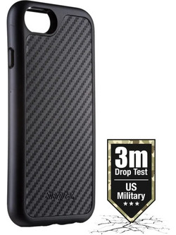 Θήκη Shockproof Carbon Energizer με Πιστοποίηση Drop Test 3 Μέτρων για Apple iPhone 7 / 8 / SE (2020) Μαύρο