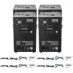 Μηχανή Πυροτεχνημάτων Κρύου Σπινθήρα VEVOR x4 700W 2-5M Σκηνή DJ Γάμος Εκδήλωση Πάρτι