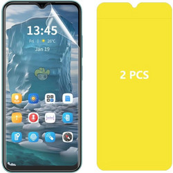 Για Nokia C22 2τεμ. Επικάλυψη οθόνης ENKAY με πλήρη κόλλα, μαλακό υδροτζελ ανθεκτικό σε εκρήξεις (ENKAY)