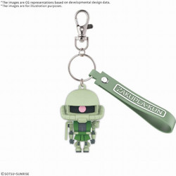 Gundam - ZAKUPLA-KUN 3D Rubber Μπρελόκ