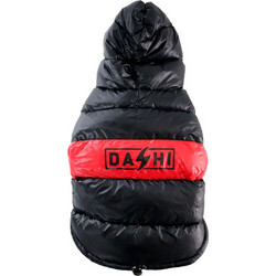 STRIPES RED & BLACK ANORAK Medium (DAK023)
