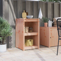 vidaXL Ντουλάπα Κουζίνας με ράφι MEPPEL Καφέ δρυς 55 x 55 x 92 cm
