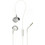 JBL Endurance Run 2 Ακουστικά Bluetooth In Ear Ανθεκτικά στο Νερό White