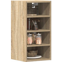 vidaXL Κρεμαστό Ντουλάπι Riga Ξύλο Sonoma Δρυς 30x29,5x60 εκ. από Τεχνητό Ξύλο
