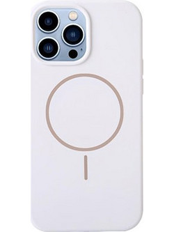 Θήκη Silicone Magsafe για 13 Pro - Λευκό