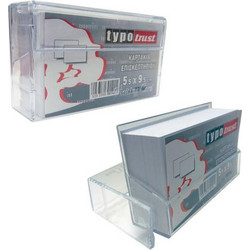 Κάρτες Επισκεπτηρίου σε Πλαστική Θήκη 9,5cm x 5,5cm 1415 Typotrust