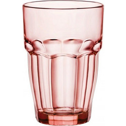 Bormioli Rocco Σετ Ποτήρια Νερού Γυάλινα Peach 370ml 6τμχ BR00126501