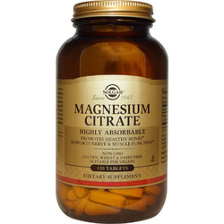 Solgar Magnesium Citrate 400mg 120 Ταμπλέτες