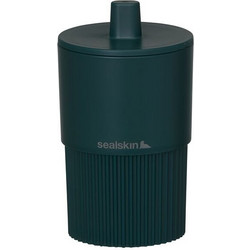 Θήκη Για Βαμβάκι Brave Storage Box With Lid Dark Green Sealskin (Φ7,5x13,4cm) 1Τεμ