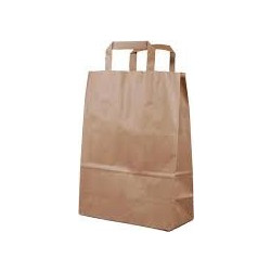 Next χάρτινη τσάντα eco craft με πλακέ χερούλι Υ28x22x10εκ. 1 ΤΕΜΑΧΙΟ