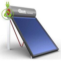 Calpak Mark 5 Ηλιακός Θερμοσίφωνας 200lt 3m² Glass Διπλής Ενέργειας Κεραμοσκεπής