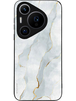 Sonique Marble Series Back Cover White 01 (Huawei Pura 70 Pro)