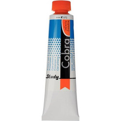 Talens Cobra Study water mixable oil 572 prim. cyan 40ml