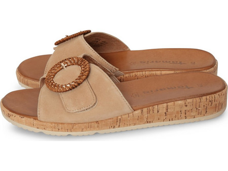 Tamaris STRAW MULE Μπεζ