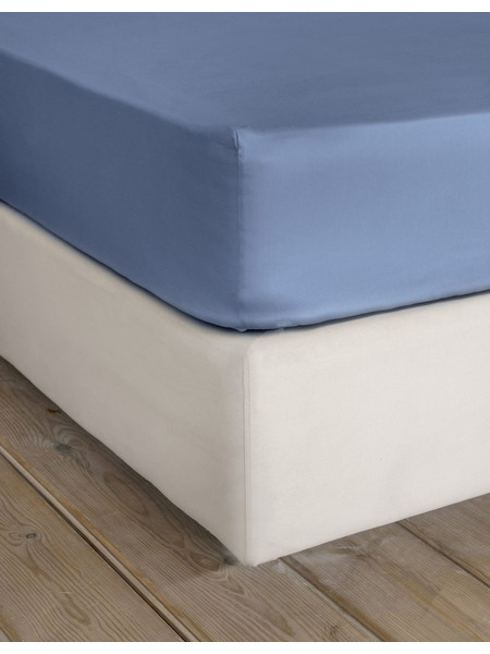 Nima Σεντόνι Υπέρδιπλο 240x260 Superior Satin Shadow Blue