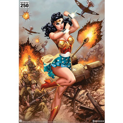 Sideshow Collectibles DC Comics Wonder Woman 750 WWII Unframed Art Print
