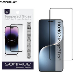 Sonique Premium Series HD Full Cover 9H Tempered Glass (Honor Magic7 Pro) Μαύρο