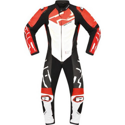 STRADALE GP 1PC LEATHER SUIT RICHA NEON RED/WHITE 6STRA.2700