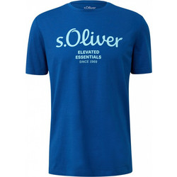 Ανδρικό T-Shirt Μπλε S.Oliver 2139909-56D1