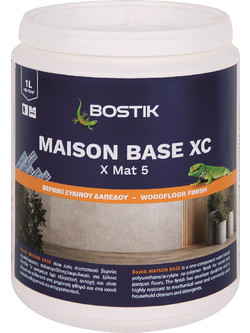 BOSTIK MAISON BASE XC EXTRA MAT 5 ΒΕΡΝΙΚΙ ΝΕΡΟΥ ΜΕ ΚΕΡΑΜΙΚΑ ΣΩΜΑΤΙΔΙΑ ΒΑΣΕΩΣ ΝΕΡΟΥ 1LT (48550100)