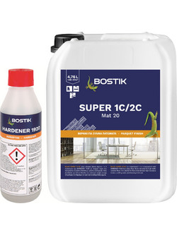 BOSTIK MAISON SUPER 1C/2C MAT 20 ΒΕΡΝΙΚΙ 2 ΣΥΣΤΑΤΙΚΩΝ PU ΝΕΡΟΥ ΜΕ ΚΕΡΑΜΙΚΑ ΣΩΜΑΤΙΔΙΑ 5LT (48310100)