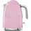 Smeg KLF03PKEU Ανοξείδωτος Βραστήρας 1.7lt 2400W με Ρύθμιση Θερμοκρασίας Ροζ