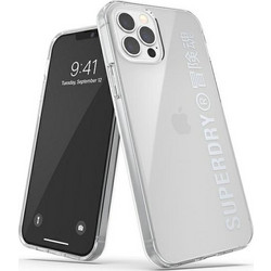 SUPERDRY Snap Iphone 12/12 Pro Clear Case srebrny/Silver - (42591)