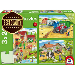 Παιδικό Puzzle Schmidt Φάρμα 3x24 Κομμάτια