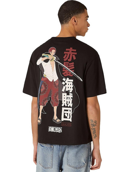 Alcott Boxy Fit T-shirt One Piece Roronoa Zoro Black TS0129UOAY15-BK1