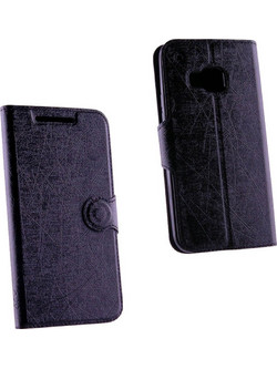 Volte-Tel Leather-TPU Book Stand Θήκη για HTC One M9 Black