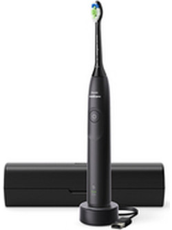 Philips Sonicare 5300 Black Ηλεκτρική Οδοντόβουρτσα με Χρονομετρητή Αισθητήρα Πίεσης & Θήκη Ταξιδίου