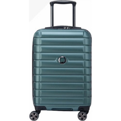 Delsey Shadow Βαλίτσα Καμπίνας 55x39.5x20.5cm με 4 Ρόδες Πράσινη
