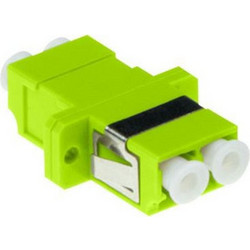LC/LC Duplex Fiber Optic Adapter Multimode Lime-Green OM5 (156155F)