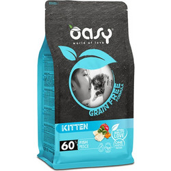 Oasy One Animal Protein Kitten Grain Free with Fish 1.5kg