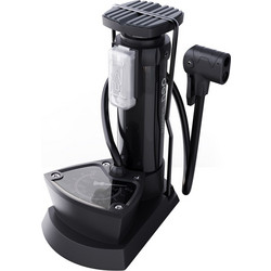 DELI τρόμπα ποδιού DL880003 με μανόμετρο, 140PSI, μαύρη