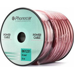 Καλώδιο ρεύματος 35mm/2AVG (15m κόκκινο) - 06.123.1 Phonocar