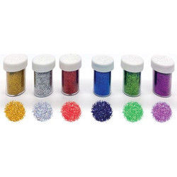 Glitter Σκόνη 6 Χρώματα 10gr.-1Τμχ (Σ25200)
