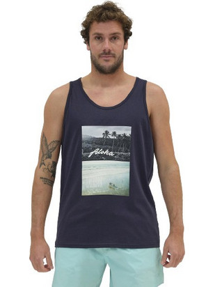 EMERSON MEN'S TANK TOP 211.EM37.51 NAVY BLUE